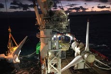 Turbina submarina que lleva 6 años operando en Escocia marca avance en energía mareomotriz