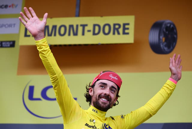 <p>Ben Healy lidera el Tour de Francia tras la etapa 10</p>