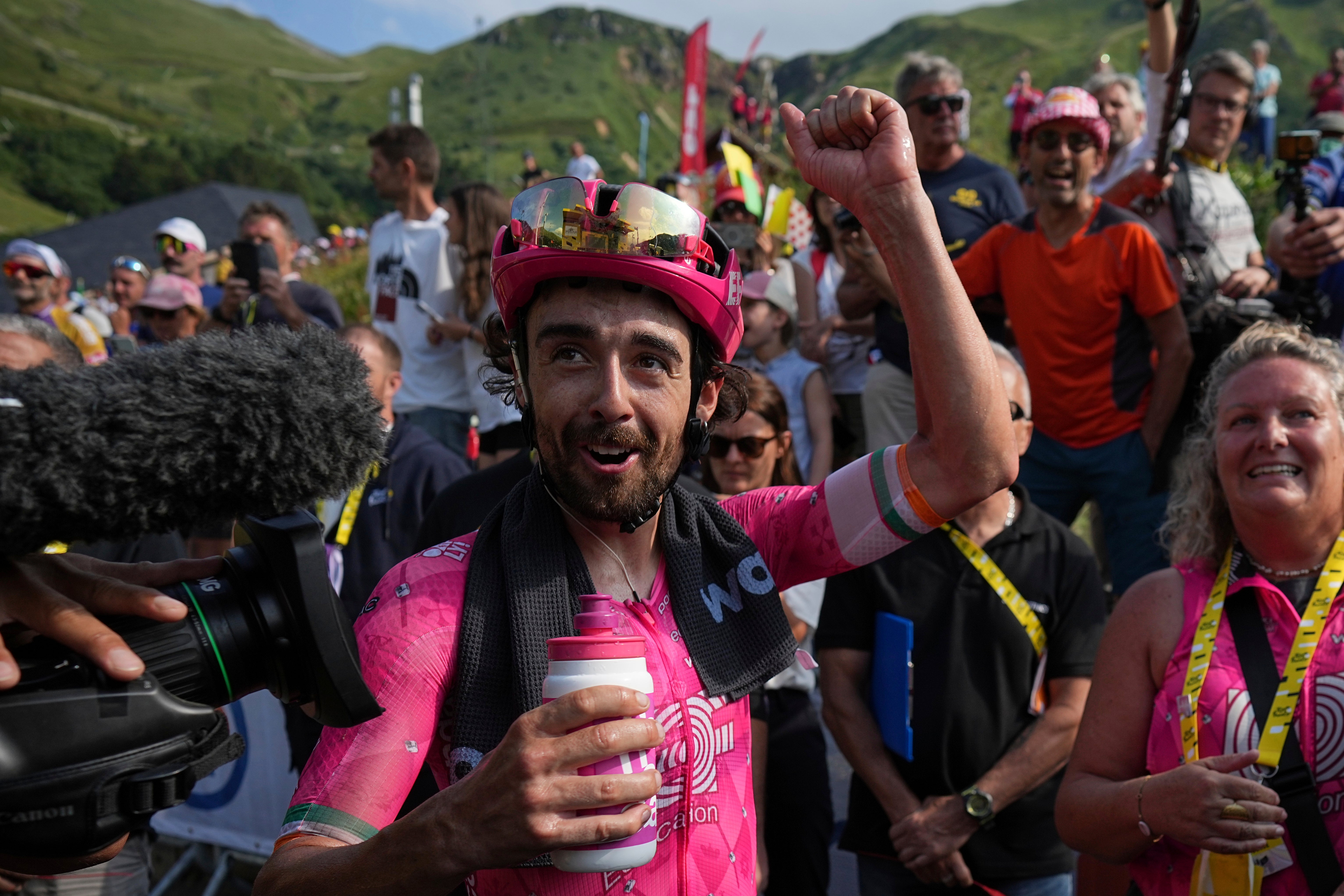 Ben Healy se queda con el maillot amarillo en la 10.ª etapa