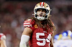 Fred Warner es elegido el mejor linebacker externo de la NFL por escritores de AP