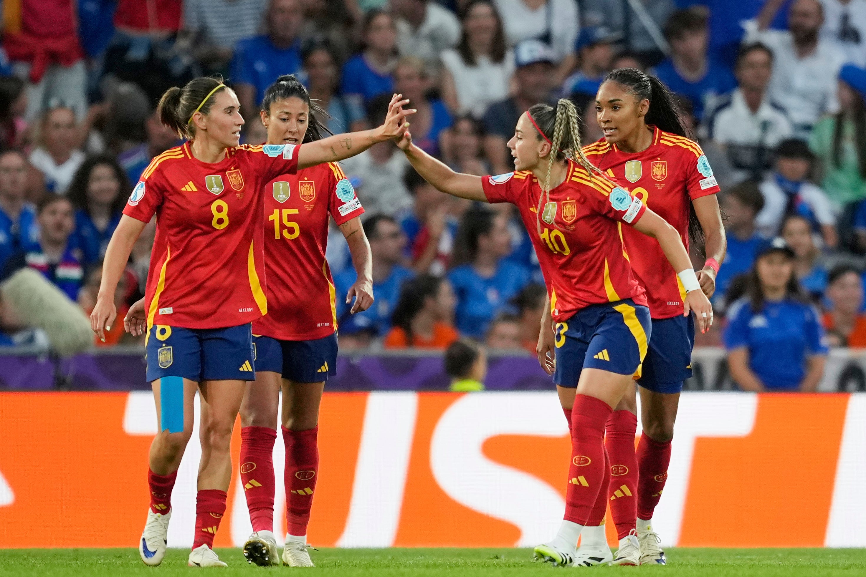 Récords caen y los hinchas vibran en la Eurocopa 2025 en Suiza