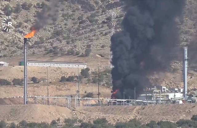 IRAK-CAMPO PETROLÍFERO-ATAQUE