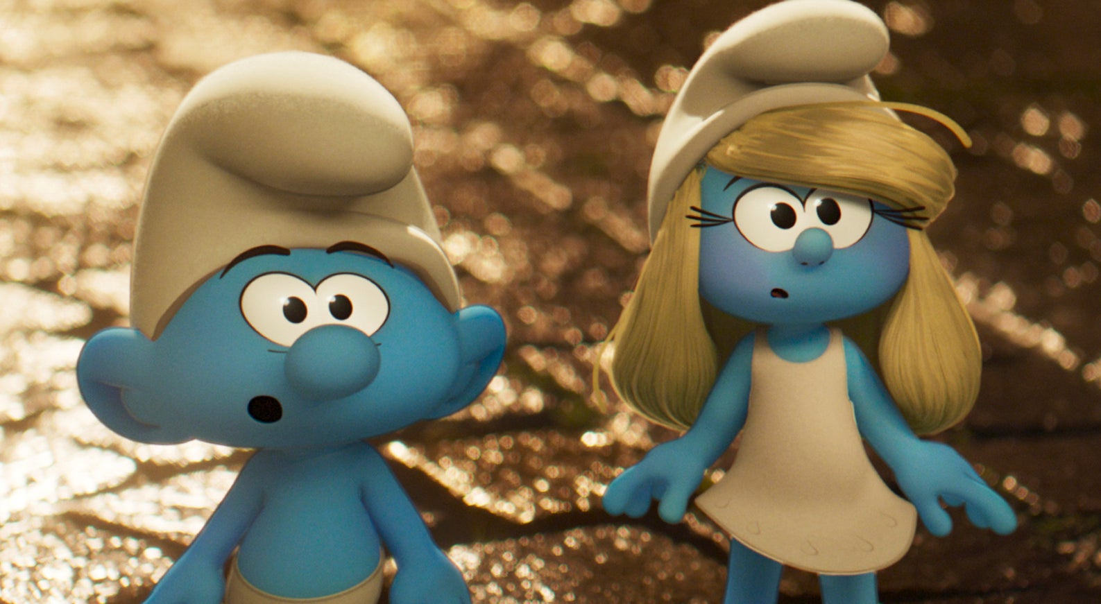 Reseña: "Smurfs" tiene a Rihanna, pero poco más