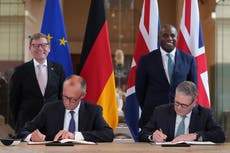 Reino Unido y Alemania firman tratado sobre defensa, comercio y migración