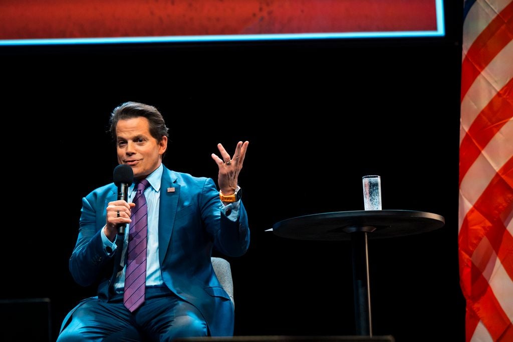 Anthony Scaramucci hizo la afirmación durante un programa en directo de su pódcast, The Rest is Politics US