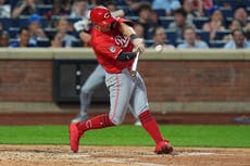 Hays conecta 2 jonrones y Rojos logran 4 vuelacercas en victoria 8-4 sobre Mets