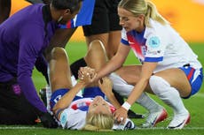 Inglaterra espera que la capitana Leah Williamson se recupere para la semifinal de la Euro