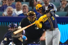 Cerveceros vencen a Dodgers nuevamente para su novena victoria consecutiva