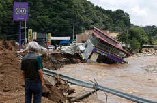 Fuertes lluvias en Corea del Sur dejan 14 muertos y 12 desaparecidos