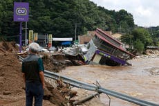 Fuertes lluvias en Corea del Sur dejan 14 muertos y 12 desaparecidos