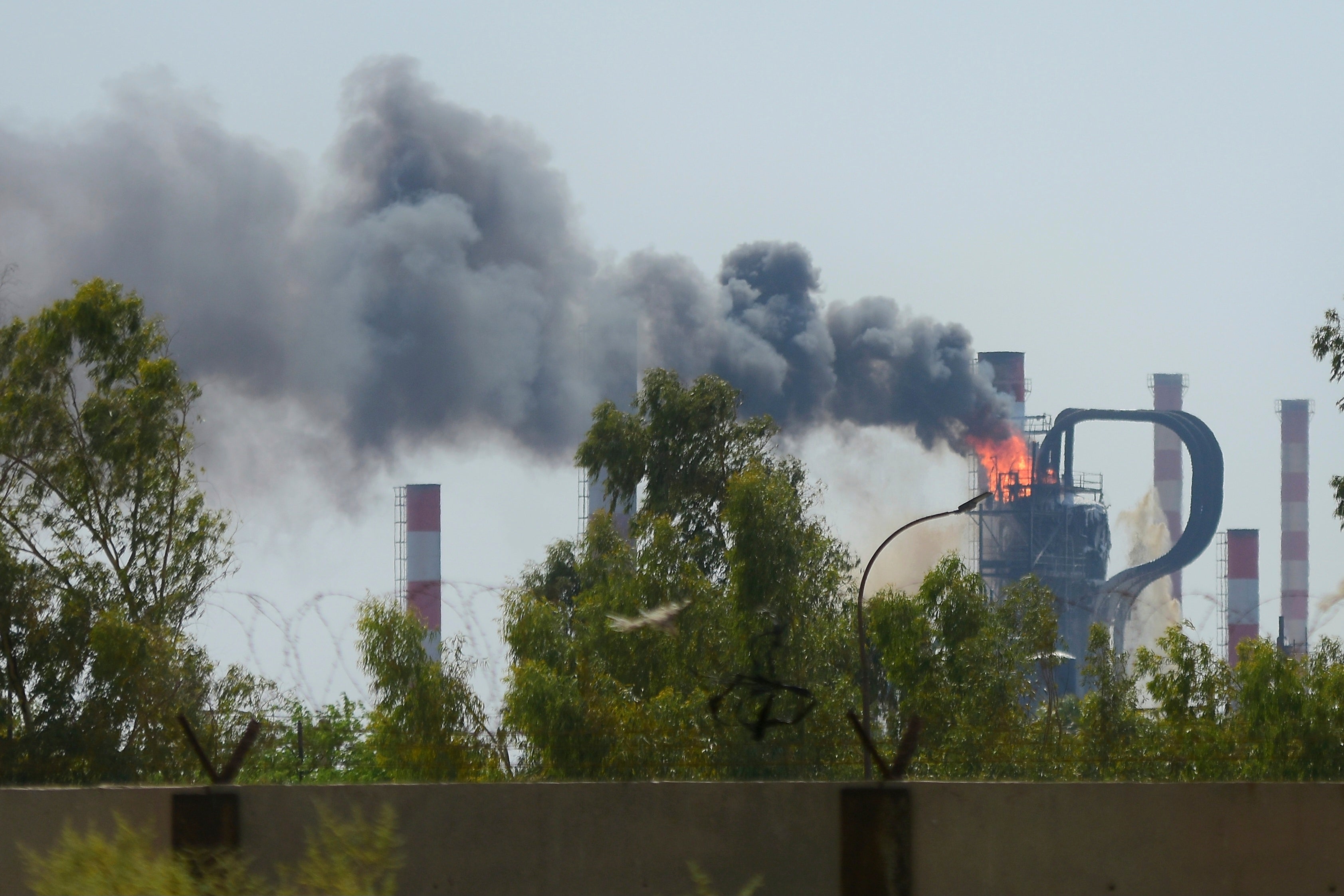 IRÁN-INCENDIO EN REFINERÍA