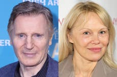 Liam Neeson confiesa estar “locamente enamorado” de Pamela Anderson