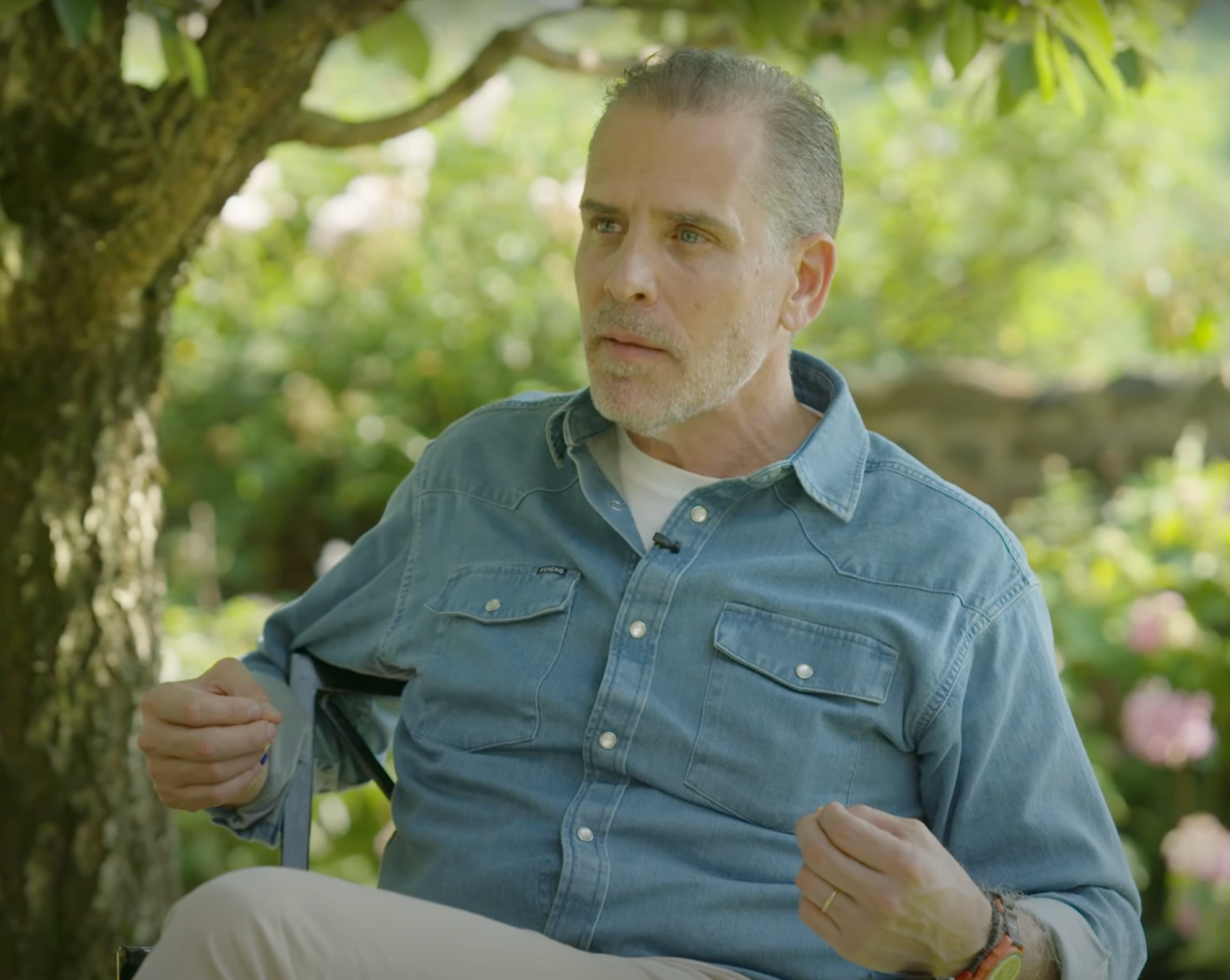 Hunter Biden se sentó con el YouTuber Andrew Callaghan para su entrevista original en julio