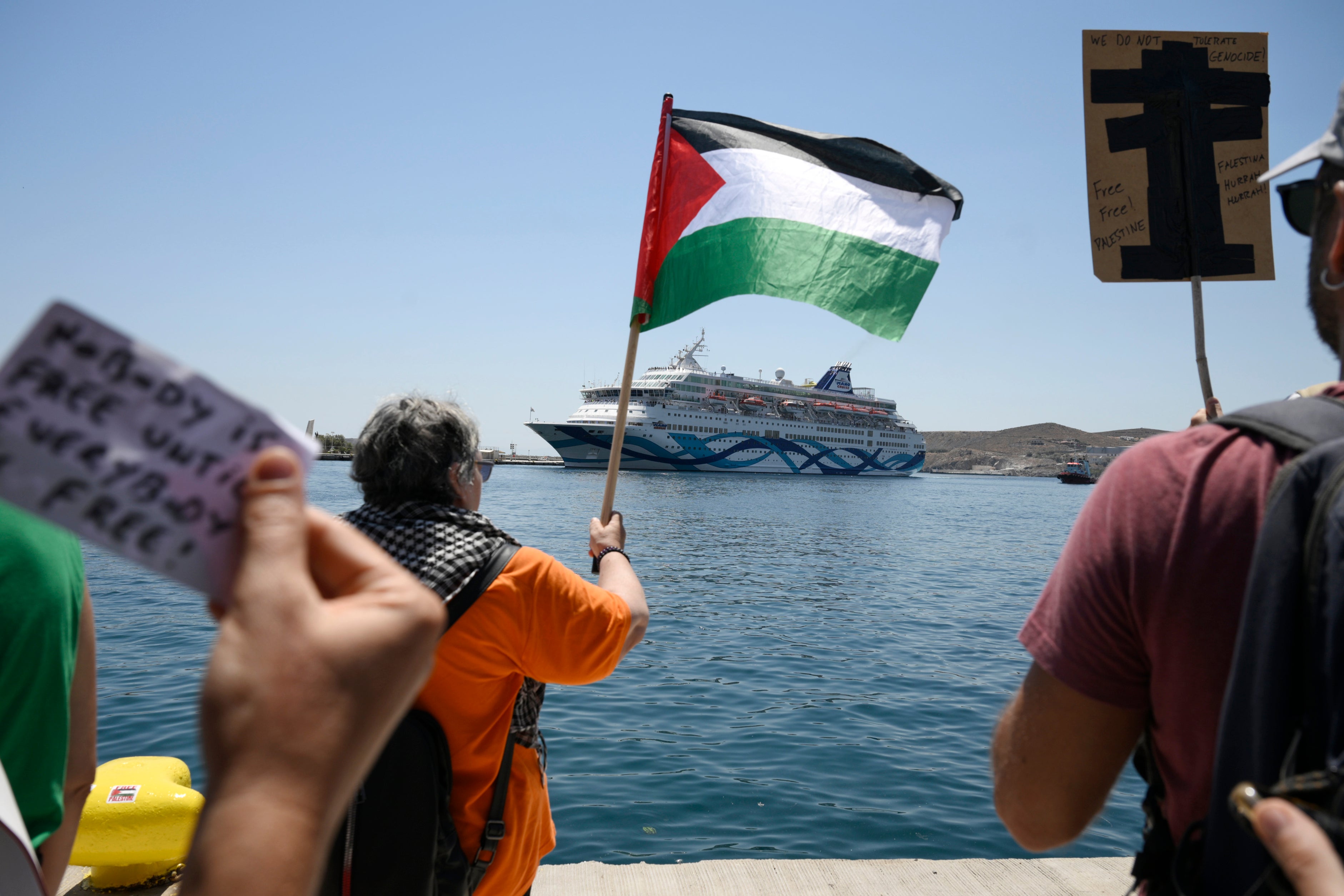 EUR-GEN GRECIA-ISRAEL-PROTESTA
