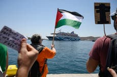 Protesta contra la guerra en Gaza impide a turistas israelíes recorrer isla griega