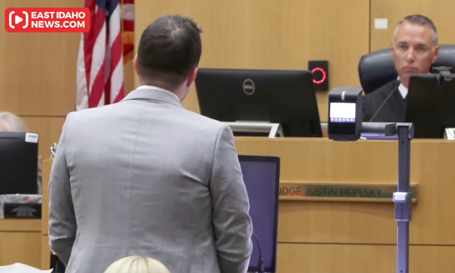 Brandon Boudreaux habla en la audiencia de sentencia de Lori Vallow Daybell. Vallow Daybell fue condenada por conspirar para matar a Boudreaux