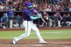Reales adquieren al veterano jardinero Randal Grichuk en acuerdo con los Dbacks, según fuente de AP