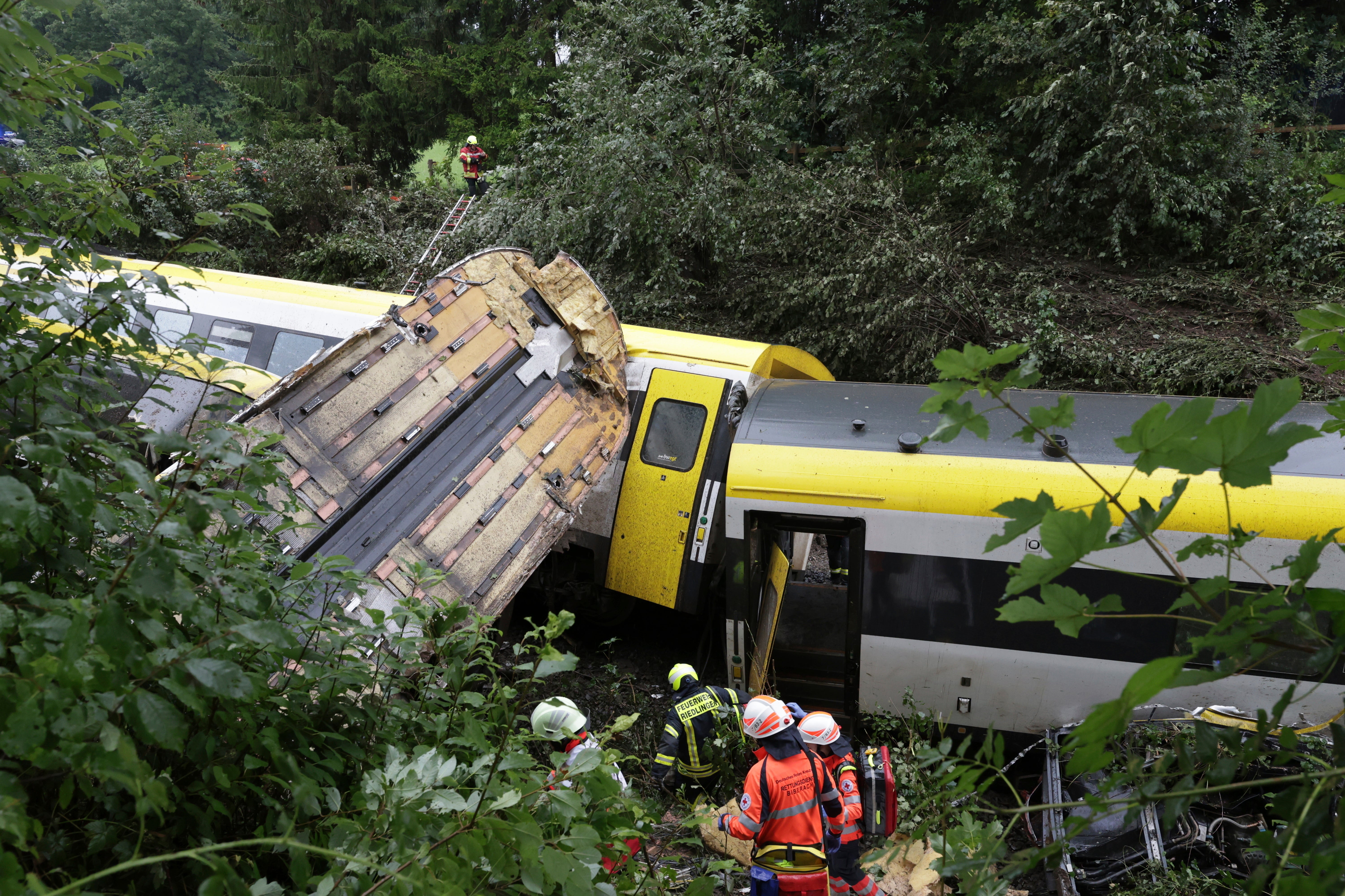 ALEMANIA TREN DESCARRILAMIENTO