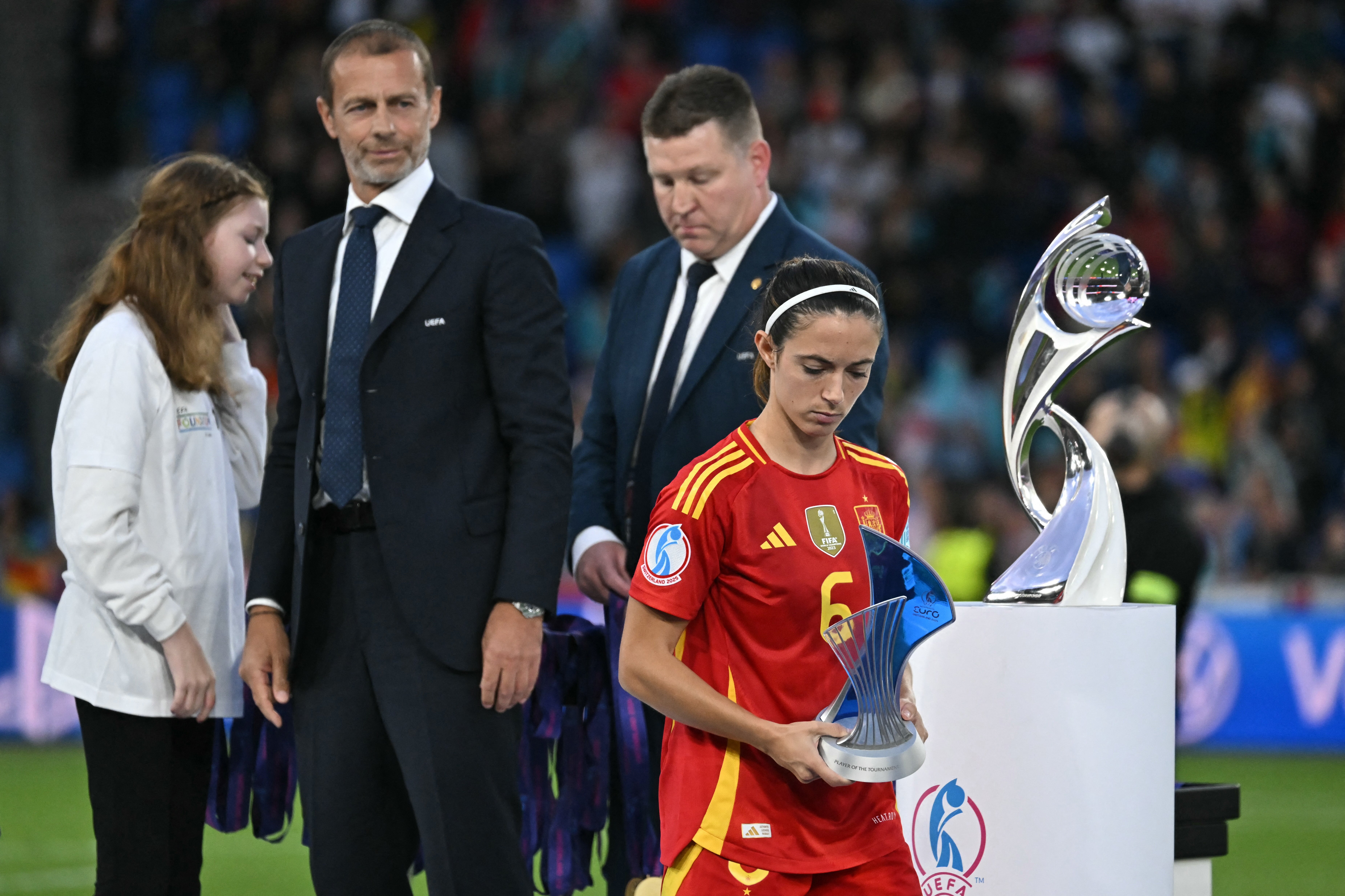 El premio a la mejor jugadora del torneo para Aitana Bonmatí no sirvió de consuelo tras la derrota de España en la final