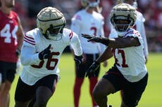 Tarron Jackson de los 49ers hospitalizado tras sufrir lesión en el entrenamiento