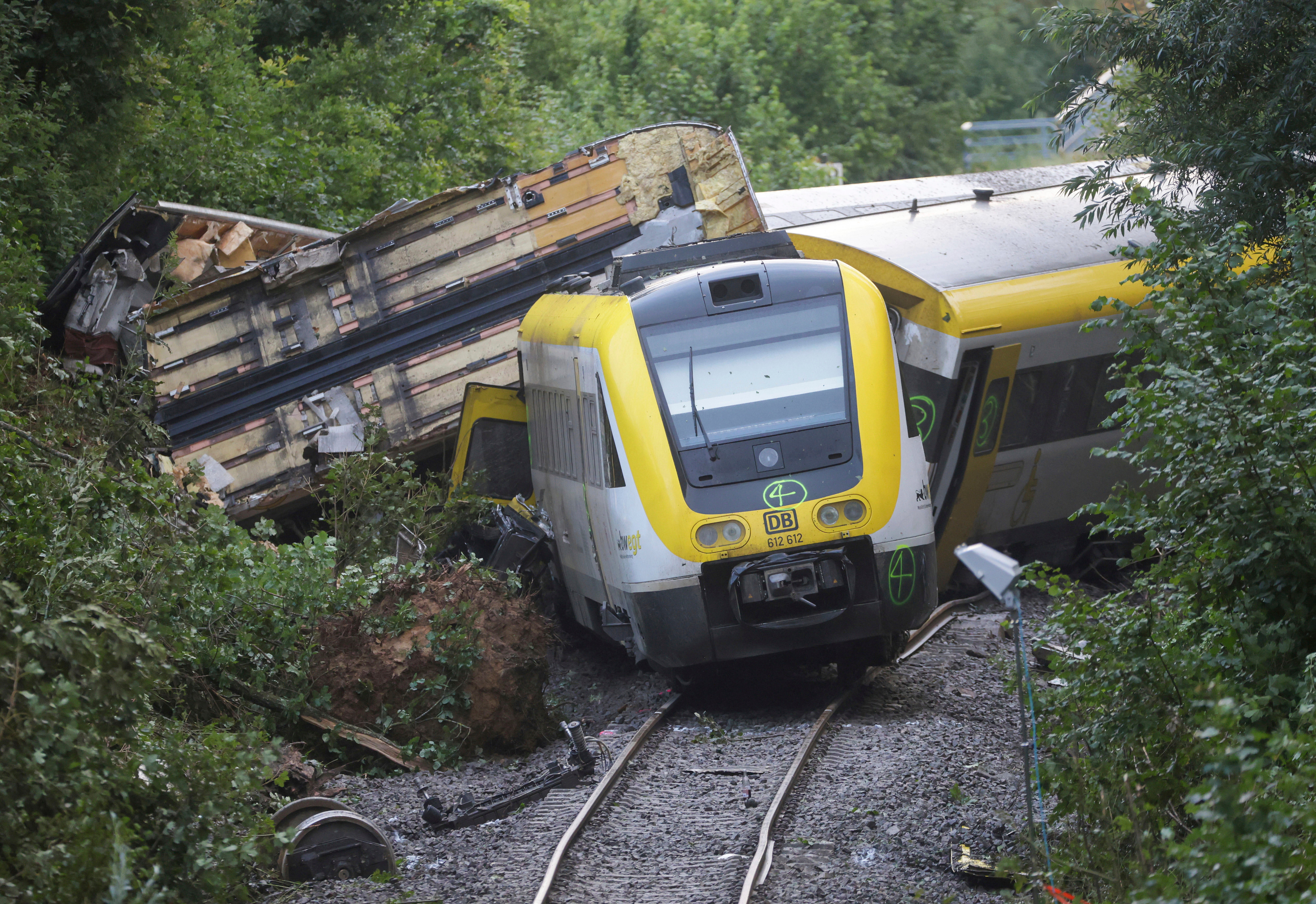 ALEMANIA-TREN DESCARRILADO