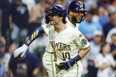 Cerveceros pegan tres jonrones en victoria 8-4 sobre Cachorros y lideran la Central de la Nacional