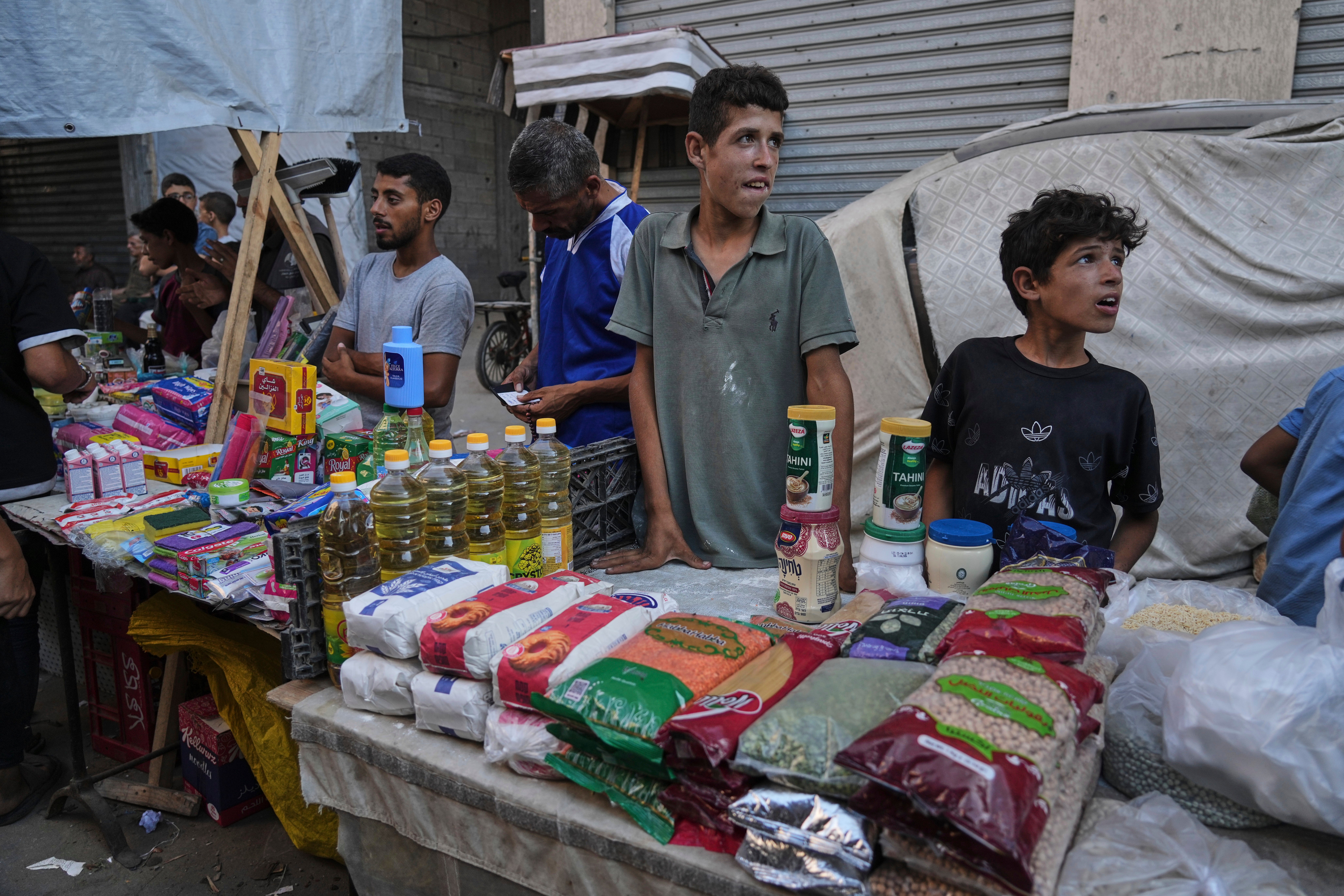GAZA-AYUDA-CAOS