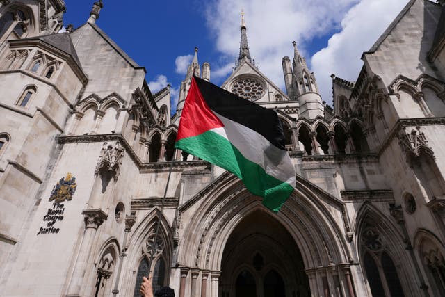 REINO UNIDO ACTIVISTAS PROPALESTINOS