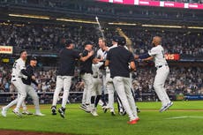 En un final de ida y vuelta, Yankees vencen 5-4 a Rays en 11 entradas