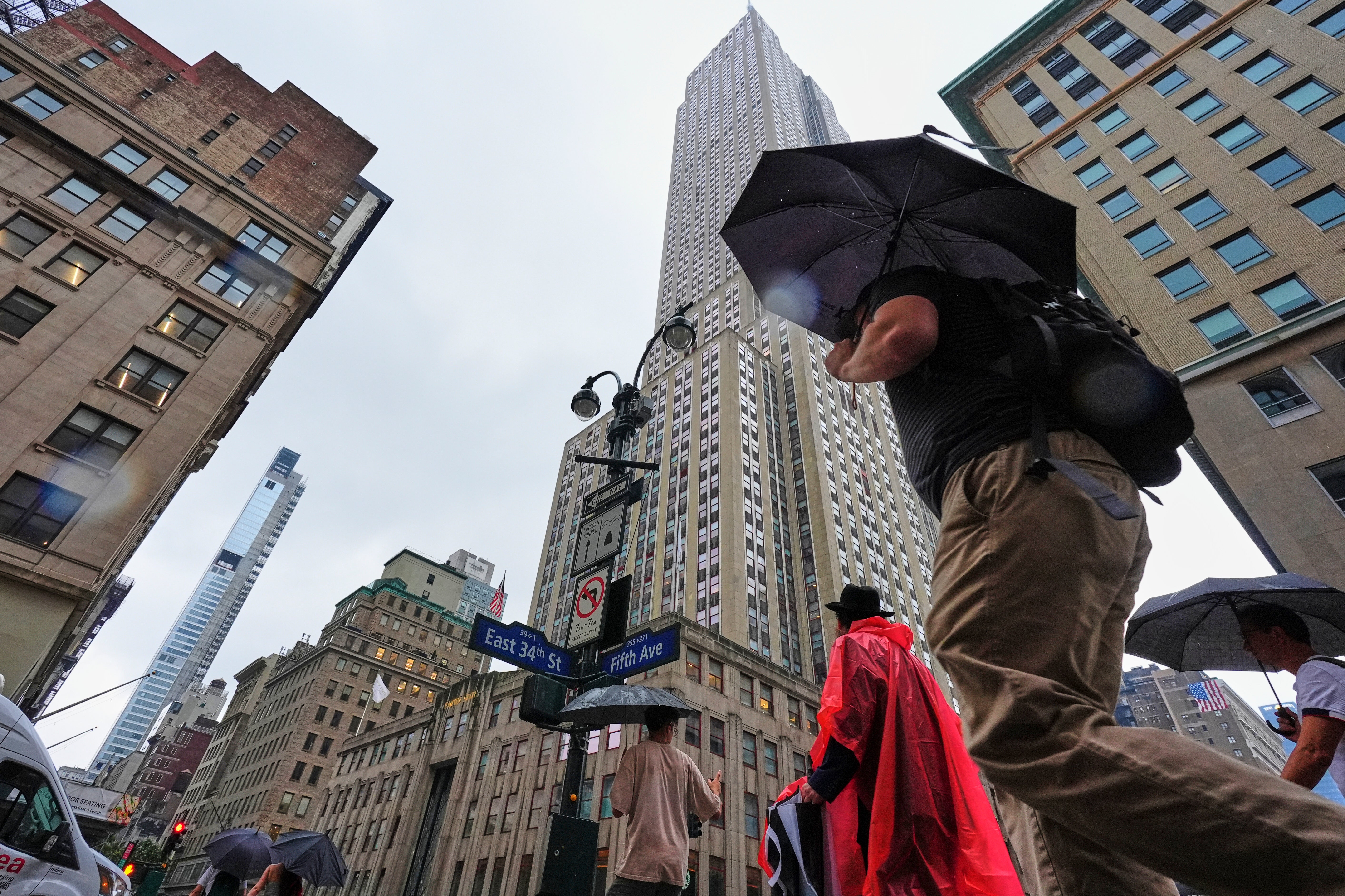 Se esperan hasta 127 mm de lluvia en la ciudad de Nueva York, con precipitaciones de hasta 76 mm por hora