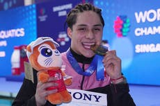 Mexicano Olvera pone fin al dominio de China en el trampolín de tres metros del campeonato Mundial