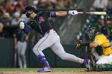 Diamondbacks vencen 7-2 a Atléticos y rompen racha de 6 derrotas seguidas