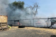 Agentes del ICE huyen de un ataque incendiario en el estado de Washington