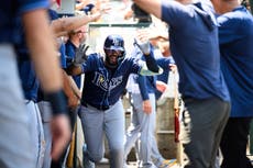 Caminero conecta dos jonrones y llega a 30 en la victoria de Rays 5-4 sobre Angelinos