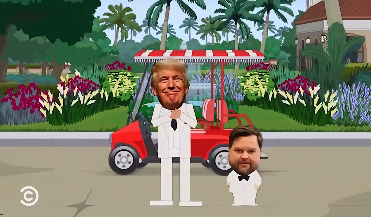 Donald Trump junto a J. D. Vance en el último episodio de ‘South Park’