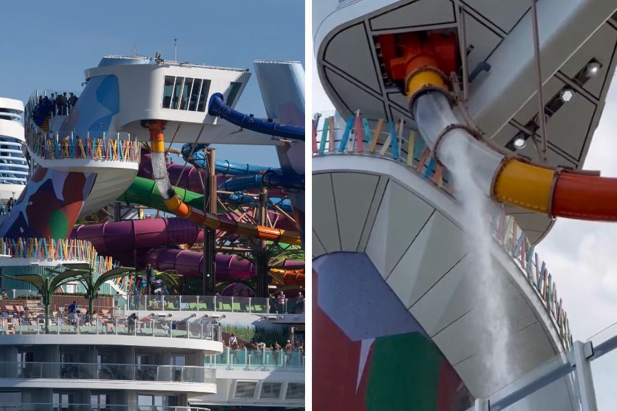 El incidente a bordo del crucero fue captado por las cámaras