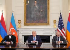 Líderes de Armenia y Azerbaiyán firman acuerdo en cumbre de paz con Trump