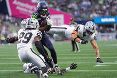 Los problemas de tacleo de los Raiders se evidencian en empate de pretemporada con Seahawks