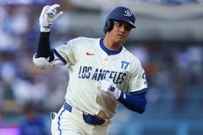 Ohtani conecta su 40mo jonrón y Snell domina a los Azulejos, en triunfo de Dodgers por 9-1