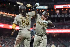 Fermín conecta jonrón de dos carreras en triunfo 4-1 de Padres sobre Gigantes
