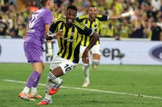Con gol de Durán, el Fenerbahce de Mourinho somete a Feyenoord en la clasificación de la Champions