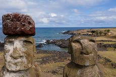 Aumento del nivel del mar podría poner en riesgo a los moáis de la Isla de Pascua para 2080
