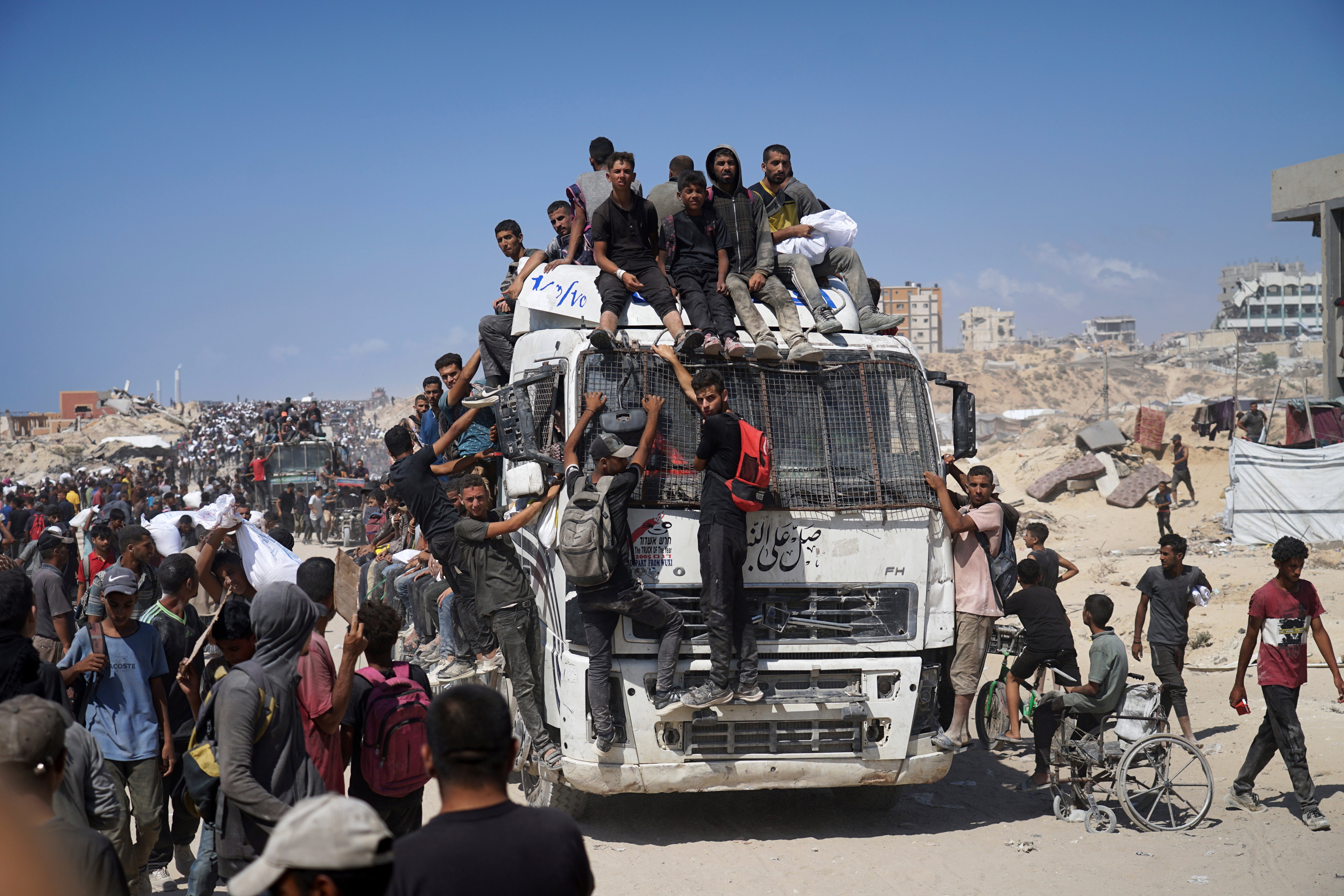 GAZA-CONDUCTORES DE CAMIONES