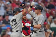 Rice empata su récord personal con siete impulsadas y Yankees vencen 12-8 a Cardenales