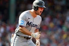 Myers y Marsee conectan jonrones en la novena para que Marlins superen 5-3 a Medias Rojas