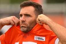 El veterano Joe Flacco será el QB titular de Browns en el inicio de temporada ante Bengals