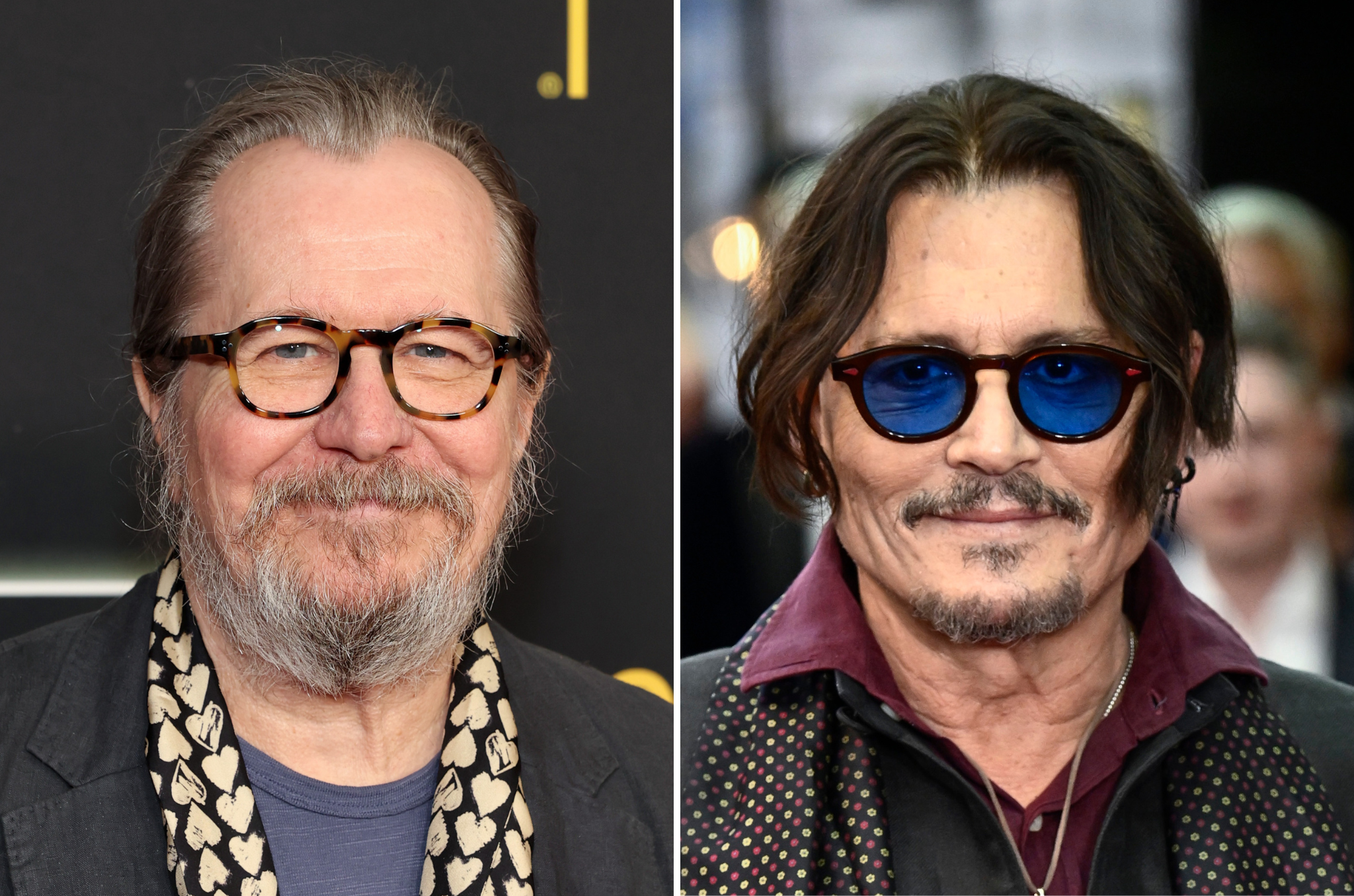 Gary Oldman (izquierda) fue considerado para el papel de Edward en ‘El joven manos de tijera’, el clásico de Tim Burton de 1990, que finalmente protagonizó Johnny Depp