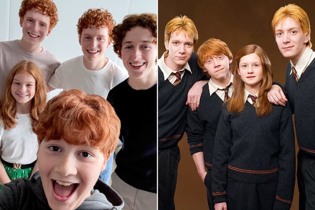 <p>Gracie Cochrane (primera a la izquierda) fue la primera elegida para interpretar a Ginny Weasley en la esperadísima adaptación televisiva de ‘Harry Potter’ de HBO</p>