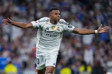 Gol de penal de Mbappé le da al Real Madrid su primera victoria en La Liga, 1-0 ante Osasuna