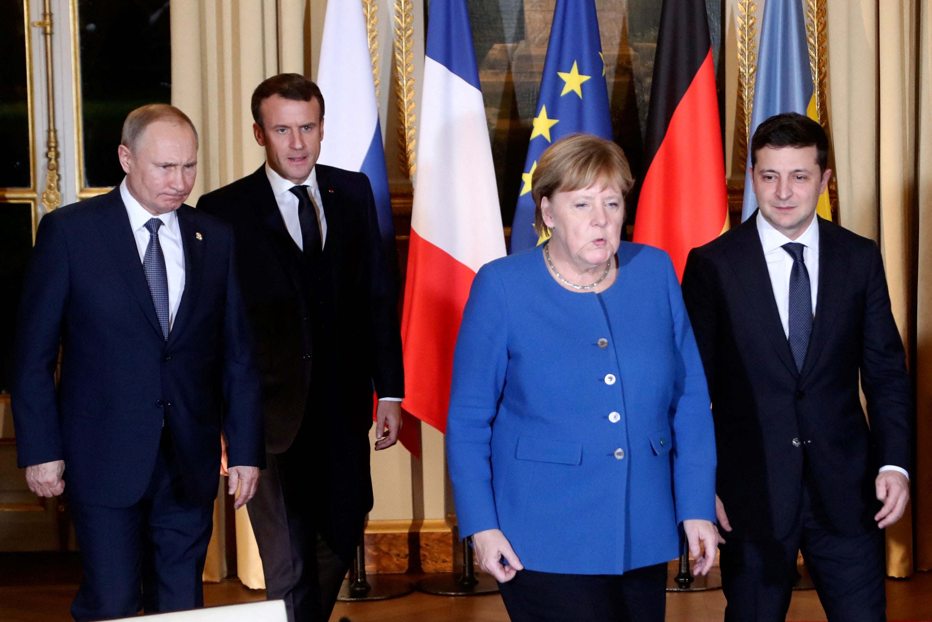 A esta cumbre le siguió otra en París, en enero de 2022, aunque esta vez con funcionarios en lugar de jefes de Estado